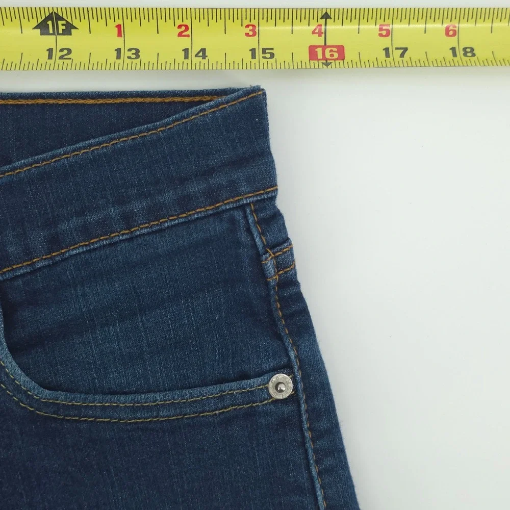 Levis Men's Jeans 513 Slim Straight 30x32‎ Blue Medium Wash Denim Pants